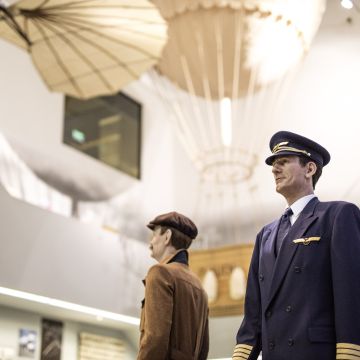 Uniformen der Luftfahrtgeschichte in der Luftfahrtausstellung