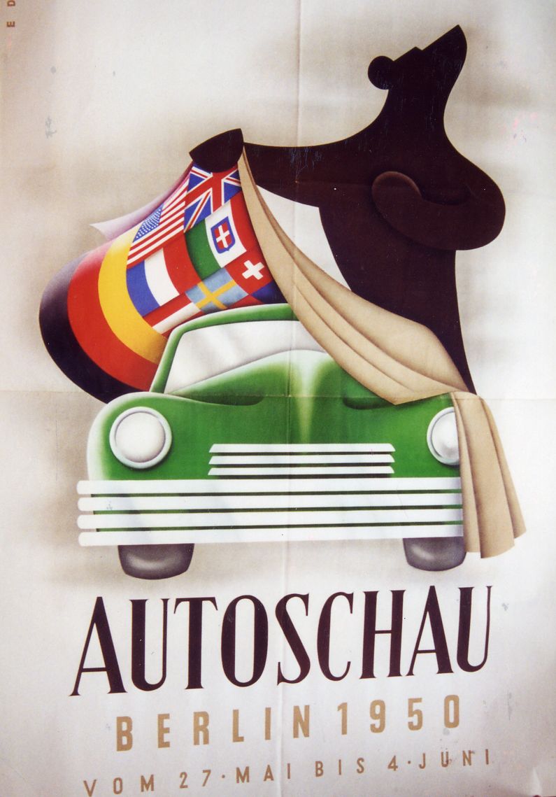 Autoschau in Berlin 1950, vom 27. Mai bis 4. Juni